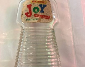 Glass Joy Dishwashing liquid bottle