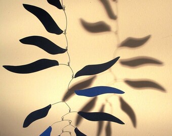 blue fireleaf - hanging art mobile