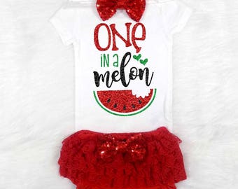 watermelon first birthday shirt