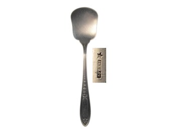 Original Antique Vintage 1950 Teaspoon Silver Plated Spoon Flatware Europe Tableware Silverware 5.12"x1.18"