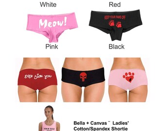 Custom Women's Boy Shorts-Custom Underwear