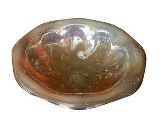 Very Unusual Vintage Modern Art Glass Bowl