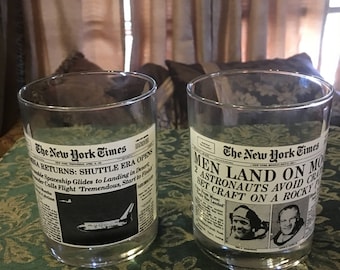 Set Of Wendy's New York Times Collector Glasses