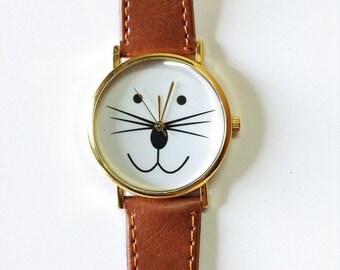 Cat Watch, Cat Jewelry, Cat Lover Gifts, Watches, Wrist Watch, Women Watches, Pet Lover Gift, Meow, Cat Accessories, Mens Watch, Cats, Cute