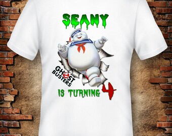 Stay Puft Birthday Shirt, Ghostbusters Iron On Transfer Image, Ghostbusters T-Shirt Transfer, Ghostbusters Stay Puft , Ghostbusters party