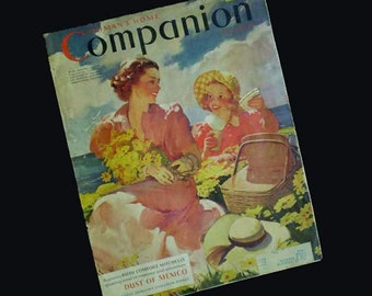 Vintage 40s Woman's Home Companion Magazine June 1940