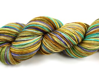 Summer Vacation--hand dyed sock yarn, 2ply merino and nylon, (400yds/100gm)