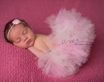 Newborn tutu set, newborn photo prop, Baby tutu, Baby tutu set, baby photo prop, newborn tutu, pink tutu, Tutu set, photography prop, baby