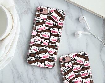 Nutella Phone Case, Nutella case, iPhone 5S, iPhone 6S Plus, iPhone 7 Case, iPhone 8 Plus Case, Samsung Galaxy S8 Case, Samsung Galaxy S7