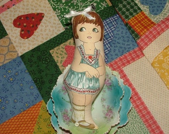 Charlene Marie Vintage Inspired Cloth Paper Doll