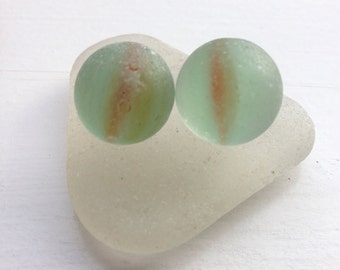 Scottish Sea Glass Cat Eye Marbles