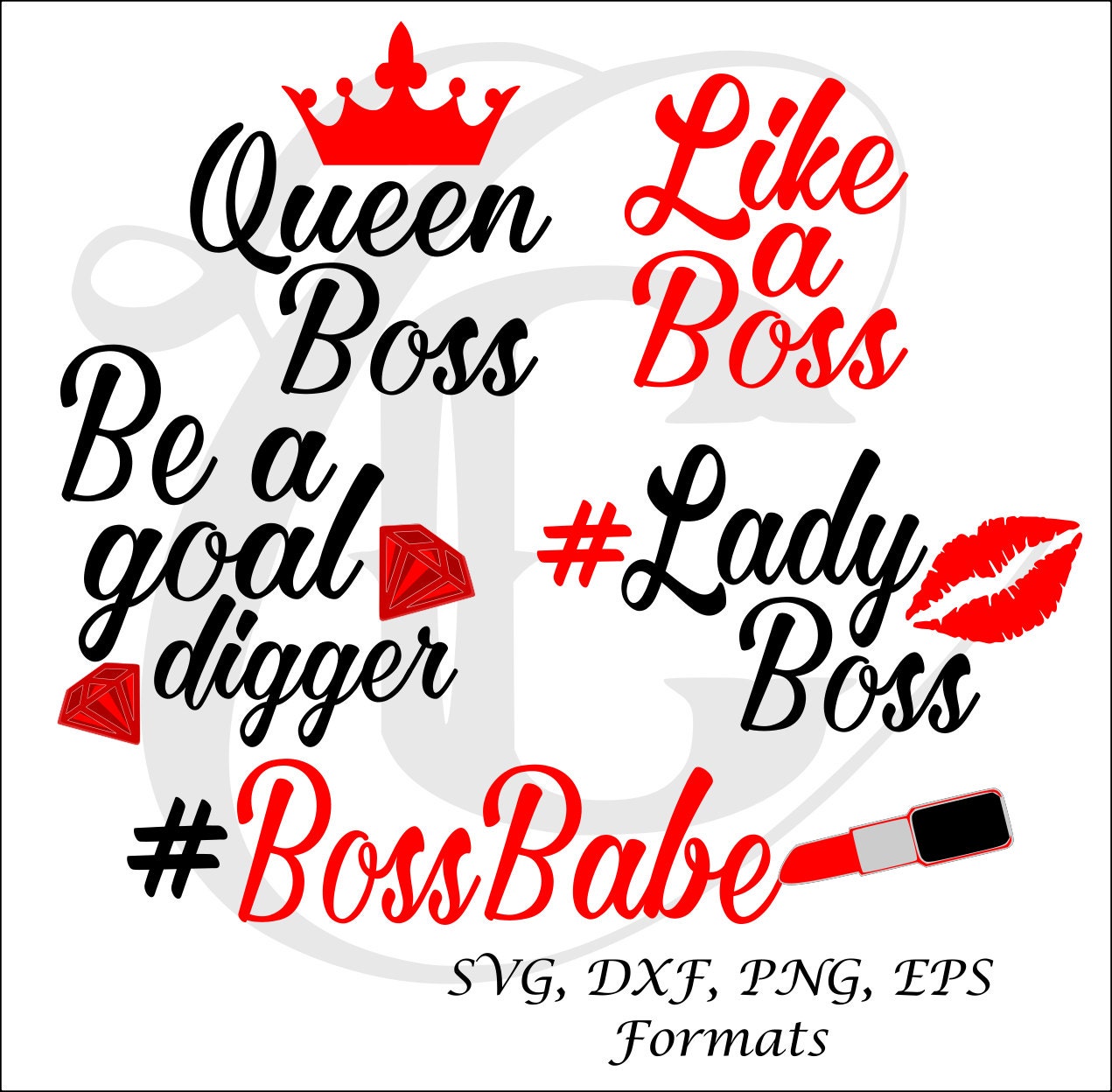 Boss Lady Svg Svg Cut Files Like A Boss Svgs For