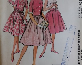 Vintage 1963 McCall's Pattern Dress and Jacket Size 12