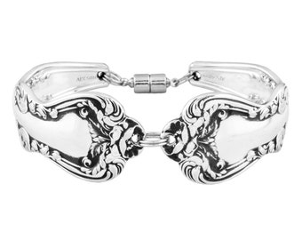Spoon bracelet, Orient, Silver spoon jewelry, Vintage bracelet, Spoon Jewelry, Silver bracelet, Handmade bracelet, Silver Spoon Bracelet