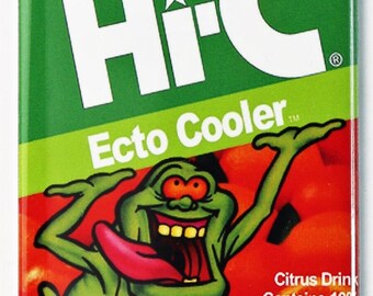 Ghostbusters Hi C Ecto Cooler FRIDGE MAGNET Slimer