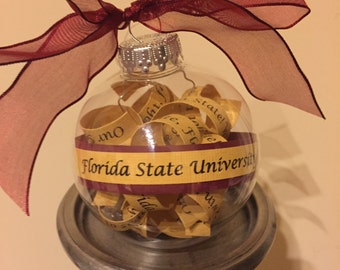 Florida State University Fight Song Ornament