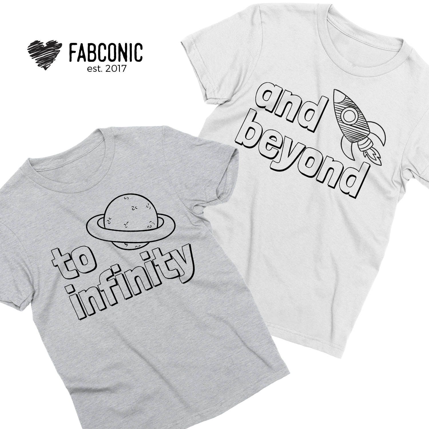 Download Couple shirts To Infinity and Beyond Matching couples