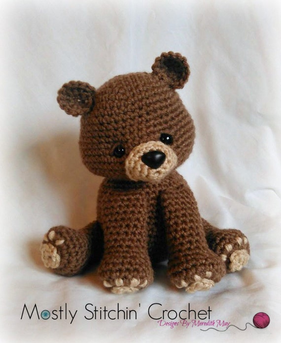 Bear Crochet Pattern PDF Black Bear Brown Bear Polar Bear