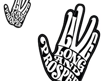 Live Long and Prosper Vulcan Spock Star Trek Decal