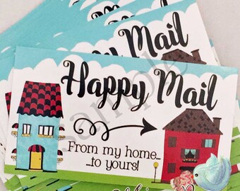 Happy Mail Stickers From My House to Yours
