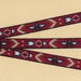 SOUTHWEST C-15-A Jacquard Ribbon Trim, Poly, 5/8" Wide, Burgundy Background "Thunderbird" Symbol Tan, Brown & Black Accents, Priced Per Yard
