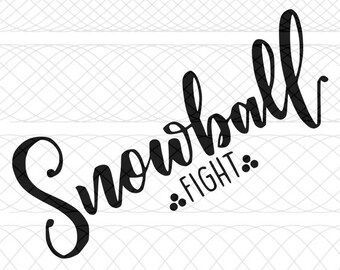 Snowball svg | Etsy