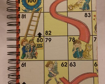 Vintage Chutes and Ladders Journal