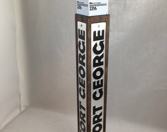 Tap Handle for Fort George Brewery Astoria Oregon Magnanimous IPA 12 Inches Tall 01816