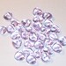 Alexandrite Lilac Wavy Donut Glass Beads 9mm (50)