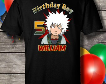 Naruto Jiraiya Birthday Shirt, Jiraiya Birthday, Jiraiya, Naruto, Birthday, Naruto Jiraiya, shirt, boy, girl