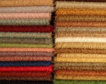 MV. PICK you own 5 colors of SCHULTE mohair, pile 15 mm, 5x 25cm/35cm =about 5 x 1/16