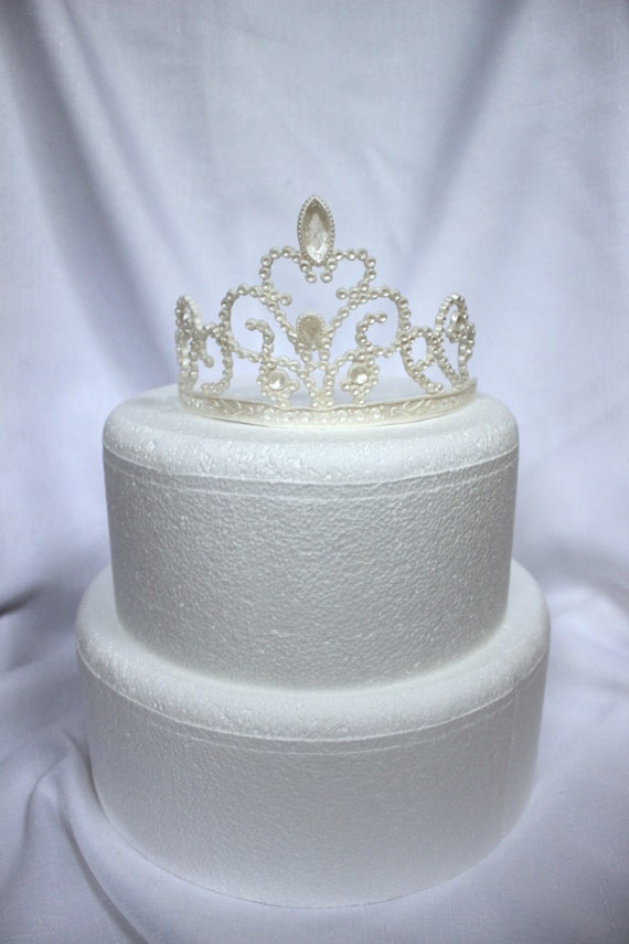 princess cake topper tiara edible fondant toppers sweet 16