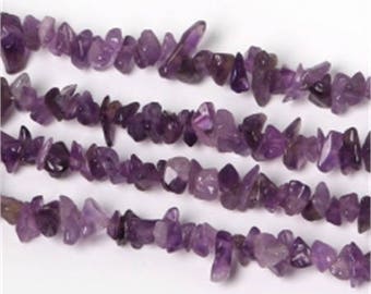 Set of 2-3 to 5 mm approx - coral gemstone beads Amethyst