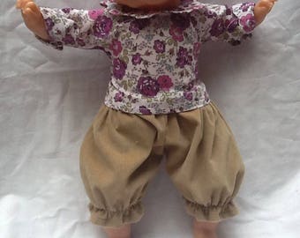 Liberty petal collar blouse purple Bliss doll 36 cm