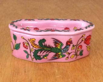 Del Prado Porcelain Pill Trinket Box - Hand Painted, EP 48