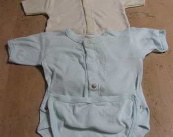 Made in Canada vintage baby onesies. 24 month label.