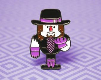 Enamel Pin Undertaker | Wrestling Enamel Pin WWF WWE