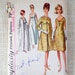 Vintage Pattern Simplicity 6219 1960s Ladies dress coat Bust 32 Jackie Kennedy Onassis coat formal mother of bride low cut empire waist