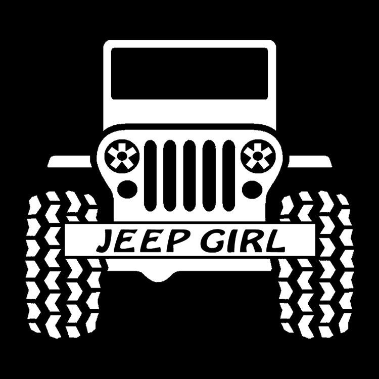 Jeep Girl Jeeps are for girls Jeep Vinyl Decal Jeep