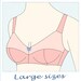 Bra PATTERN. LARGE PLUS sizes xl, xxl, xxxl, c d dd e f 90 95 100 105