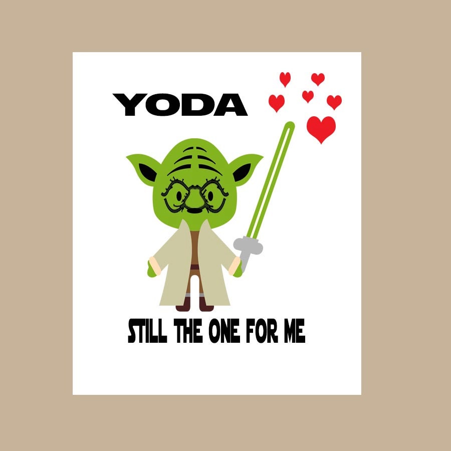 Fresh 50 Yoda Anniversary Card