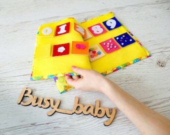 Montessori quiet book Travel toy Busy book Homeschool Felt numbers Montessori toy Busy blanket Quiet felt book Montessori materials Counting