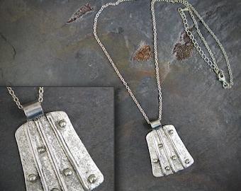 Endless - Textured Sterling Silver necklace