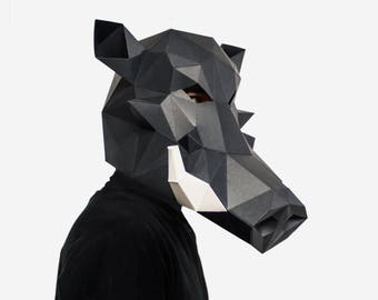 animal mask pepakura file