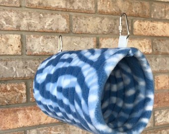 Cozy Bird Tunnels, Quilted Fleece Hideaway for Any Smaller Bird. Green Cheek to Regular Conure Size Birds!