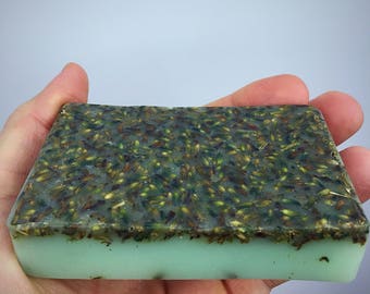 Lavender Peppermint Soap: Peppermint Lavender Soap, Lavender Bud Soap, Lavender Bud Soaps, Lavender Soap, Peppermint Soap, Shea Butter Soap