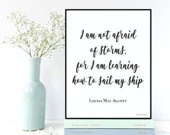 Louisa May Alcott quote, Inspirational quote, Celebrity quote, Inspirational wall art, Poster quote Louisa May Alcott, Quote printable