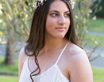 ANGELINE | Bridal headpiece, Bridal hair accessories, Wedding headpiece, Wedding hair accessories , bridal hair accessories, Headpieces