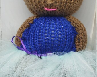 Knit ballerina, ballerina doll, tutu doll, diversity doll, soft ballerina, dancer, dance