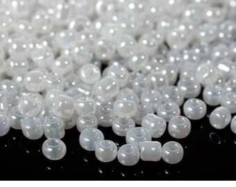 White 200 g 2 mm seed beads